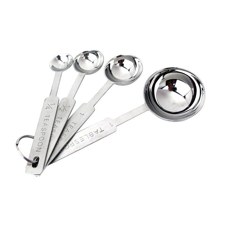 Stainless steel measuring spoon set of 4