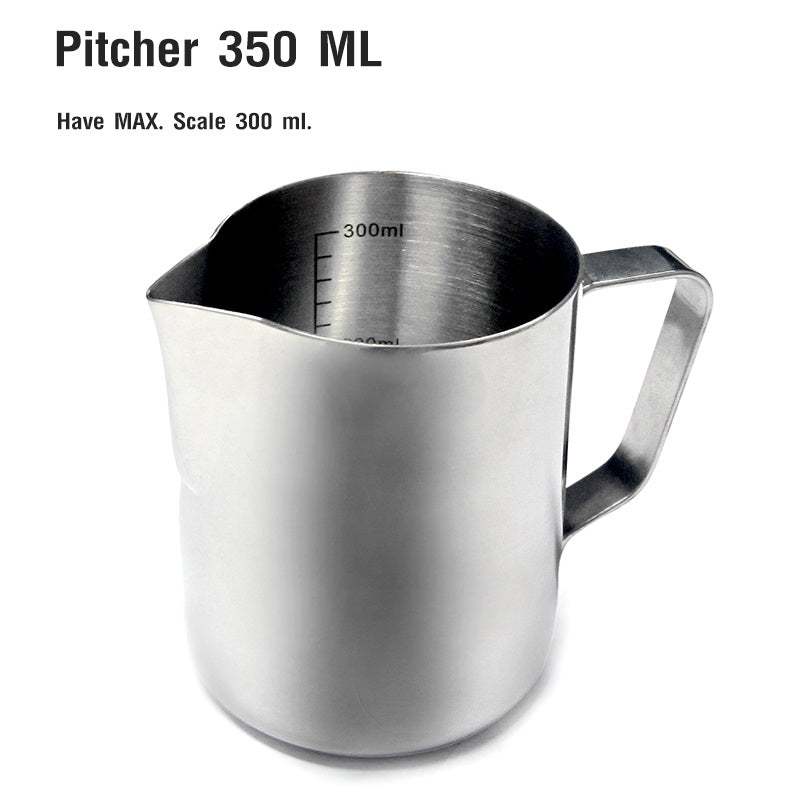 Stainless Steel Milk Frothing Jug - Stainless Steel (350ml)