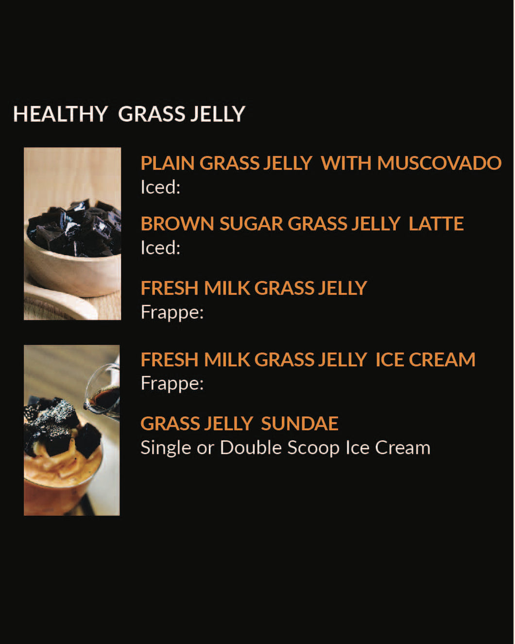 Healthy Grass Jelly (MENU ITEM NOT FOR SALE)