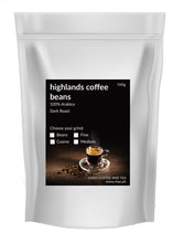 HIGHLANDS COFFEE BEANS (100% Arabica) - DARK ROAST