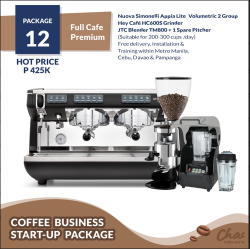 CAFÉ BUSINESS PACKAGE #12 FULL CAFÉ (PREMIUM) (PHP 425K)