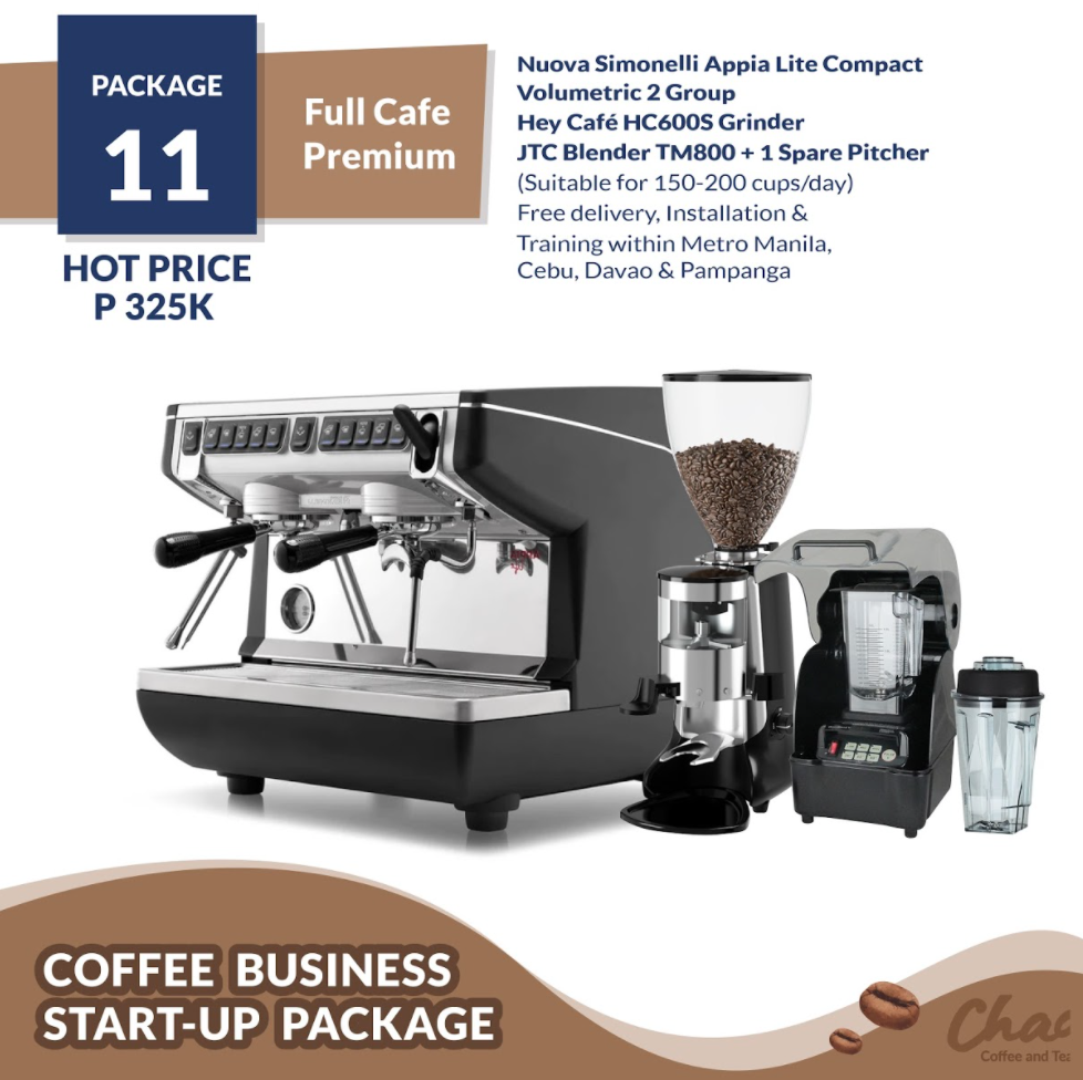 CAFÉ BUSINESS PACKAGE #11 FULL CAFÉ (PREMIUM) (PHP 325K)